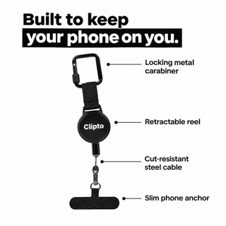 Clipto Retractable Phone Leash