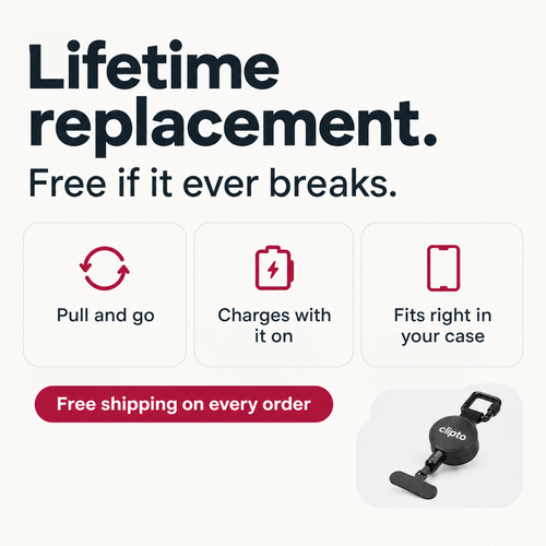 Clipto Retractable Phone Leash