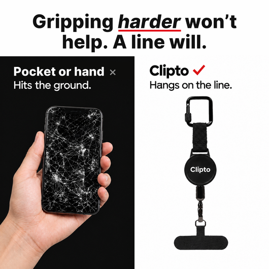 Clipto Retractable Phone Leash