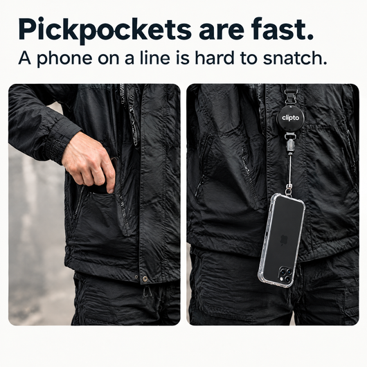 Clipto Retractable Phone Leash