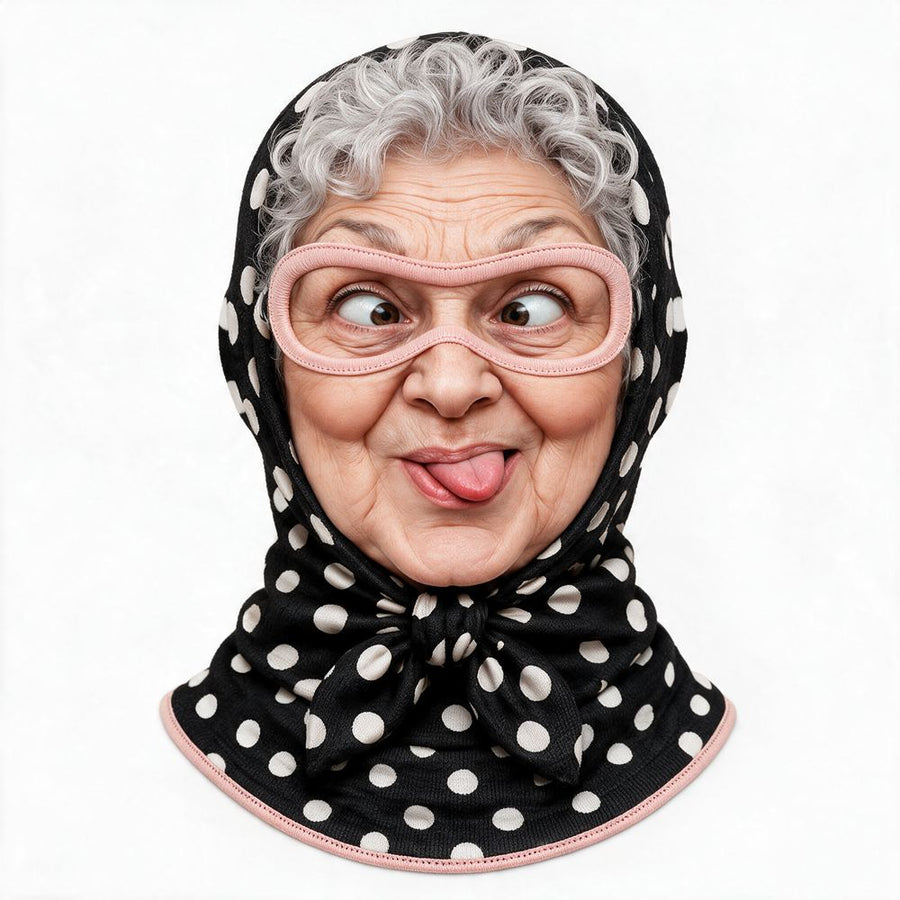 Sassy Dot face mask headshot